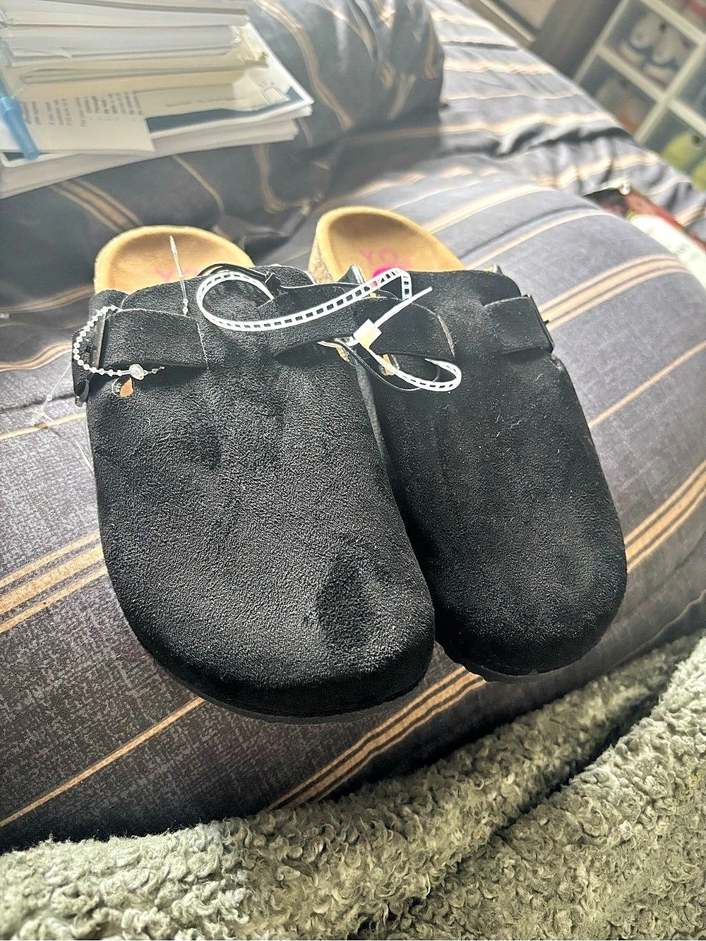 Yoki Black  Mule Sandals